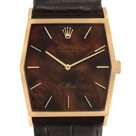 rolex mens cellini 18k gold|rolex cellini vintage yellow gold.